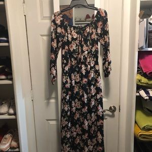 Floral maxi dress